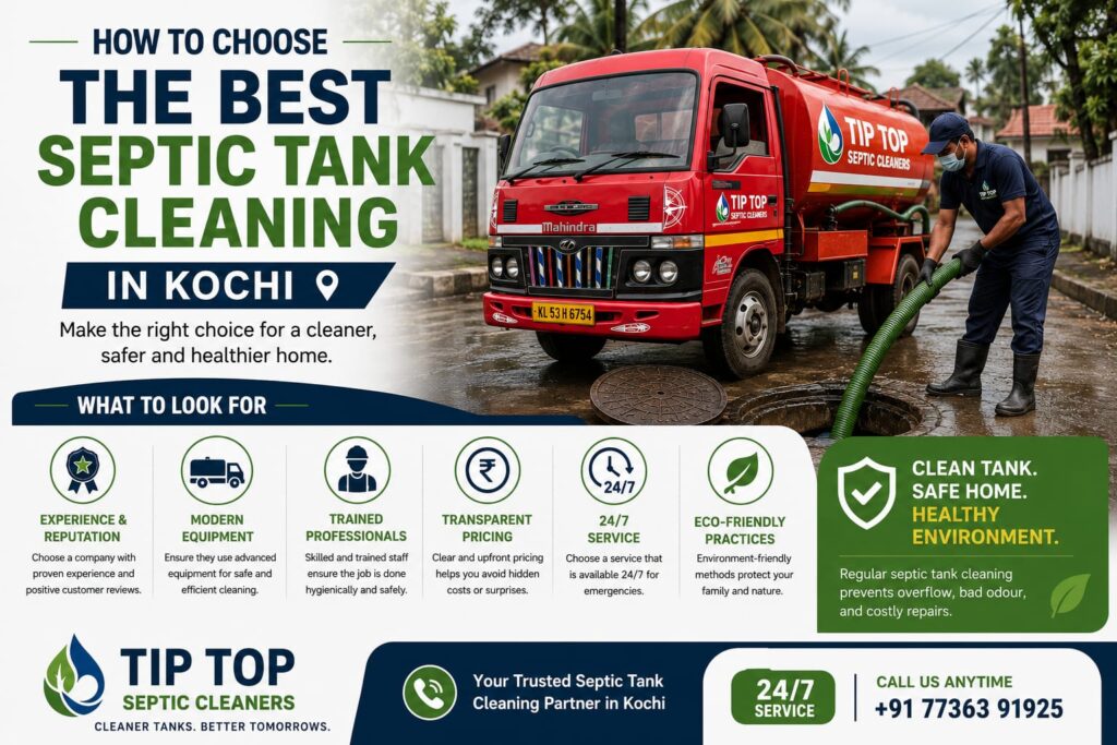 Best Septic Tank cleaners in kochi
