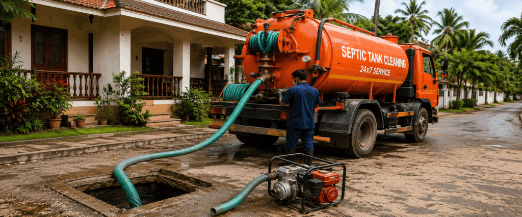 professional septic tank cleaning Kochi