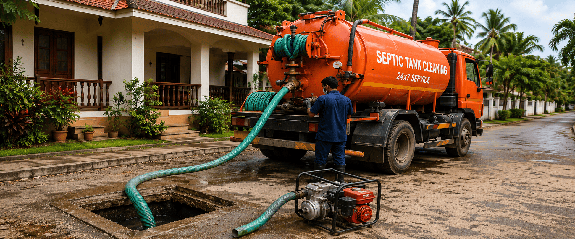 professional septic tank cleaning Kochi